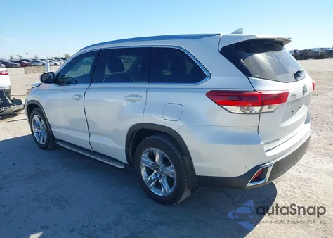 2018 Toyota Highlander Limited из США, поврежденный, VIN 5TDYZRFH0JS281323
